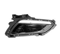 Hyundai Daytime Lamp Daytime Running Light Bezel Passenger Side Blk/Chrome Sonata Hyb 2016-2017