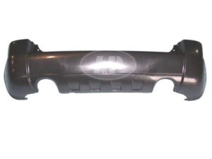 Hyundai Tucson Bumper Cover Rear Bumper Primed 2.7L Engine Dual Exhaust 2005-2009