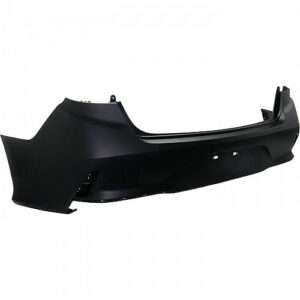 Hyundai Sonata Bumper Cover Rear Bumper Primed Without Sensor Holes 2018-2019