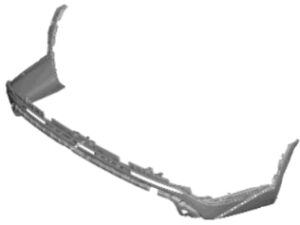 Hyundai Palisade Bumper Cover Rear Lower Bumper Textured Dark Gray For Limited/Preferred/Se/Sel/Urban/Xrt 2023-2025