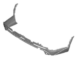 Hyundai Palisade Bumper Cover Rear Upper Bumper Primed For Calligraphy/Ultimate 2023-2025