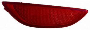 Hyundai Accent Bumper Cover Driver Side Rear Bumper Reflector Sedan 2012-2017
