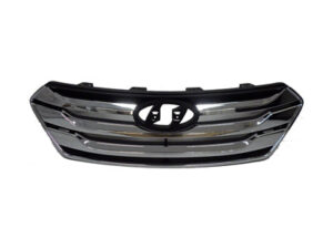 Hyundai Santa Grille Black Base/Chrome Moulding Santa Fe Sport 2013-2014