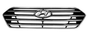 Hyundai Santa Grille Chrome/Black Except Sport Santa_Fe/Xl_(Canada) 2013-2016