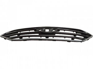 Hyundai Santa Front Grille Usa Built Gray/Chrome 3-Bar Without Camera 2017-2018