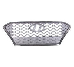 Hyundai Kona Front Grille Gray/Smoke Chrome 2018-2021