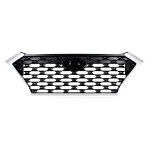 Hyundai Tucson Grille Black/Sil-Molding Without Camera 2019-2021 (Exc Limited/Night)