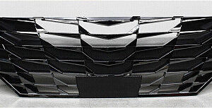 Hyundai Elantra Front Grille Usa Built W/ Adaptive Cruise Smoked Chrome Molding Sedan 2021-2023