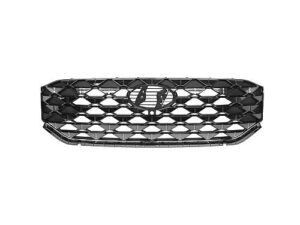 Hyundai Santa Front Grille Smoke Chrome W/ Camera 2021-2023 (Exc Hybrid/Xrt)