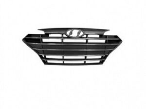 Hyundai Elantra Front Grille Korea Built Without Sport & Cruise Black/6 Chr-Bars Sedan 2019-2020