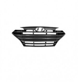 Hyundai Elantra Front Grille Korea Built Without Sport & Cruise Black/6 Chr-Bars Sedan 2019-2020