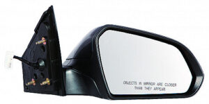 Hyundai Sonata Mirror Passenger Side Paint-to-Match Power Heated Without Blind Detection/Turn Signal 2015-2019