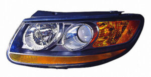 Hyundai Santa Headlight Driver Side Orange Lower Reflector Santa Fe 2010-2011 Capa