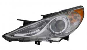 Hyundai Sonata Head Light Driver Side For Se/Limited Chrome Bezel Sonata 2011-2014(DOES NOT FIT Hyb MODELS) Capa