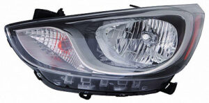 Hyundai Accent Headlight Driver Side Sedan And Hatchback Models Accent 2012-2014 Capa