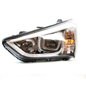 Hyundai Santa Headlight Halogen Headlight Driver Side Black Bezel Santa_Fe_Sport 2013-2016