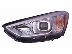 Hyundai Santa Headlight Halogen Headlight Driver Side For Gls And Limited Santa_Fe_(6-7_Seater)/Fe_Xl 2013-2016 Capa