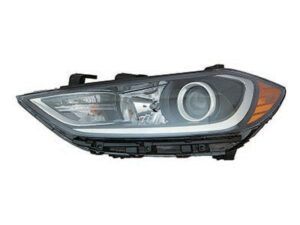 Hyundai Elantra Headlight Driver Side Usa Built Without Daytime Running Light In Bumper Sedan 2017-2018