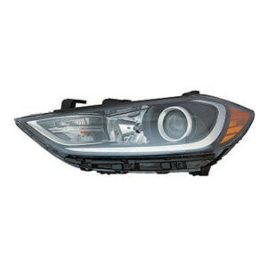 Hyundai Elantra Headlight Driver Side Usa Built Without Daytime Running Light In Bumper Sedan 2017-2018