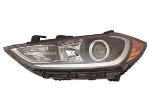 Hyundai Head Headlight Driver Side Usa Built W/ Daytime Running Light In Bumper Sedan 2017-2018