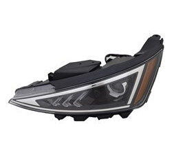 Hyundai Elantra Headlight Halogen Headlight Driver Side Korea Built Without Led Daytime Running Light 2019-2020 (92101F2540)