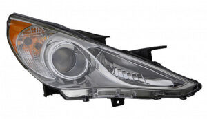 Hyundai Sonata Head Light Passenger Side For Se/Limited Chrome Bezel Sonata 2011-2014(DOES NOT FIT Hyb MODELS) Capa