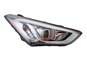 Hyundai Santa Headlight Hid Headlight Passenger Side Black Bezel Santa_Fe_Sport 2013-2016