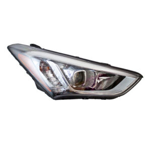 Hyundai Santa Headlight Hid Headlight Passenger Side Black Bezel Santa_Fe_Sport 2013-2016