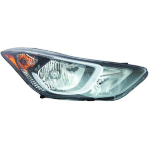 Hyundai Elantra Headlight Passenger Side Us Built Without Led Position Sedan 2014-2016