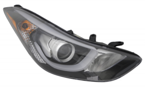 Hyundai Elantra Headlight Passenger Side Korea Built W/ Led Position Sedan 2014-2016/Coupe 2013-2014 (Also Fit Hy2502186)
