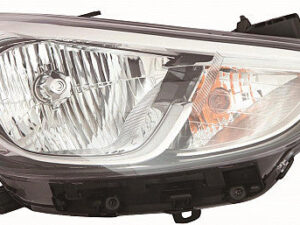 Hyundai Accent Headlight Passenger Side Without Led Accent Sedan/Hatchback 2015-2017 Capa