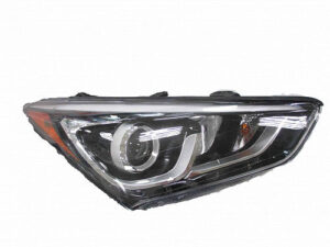 Hyundai Santa Headlight Halogen Headlight Passenger Side Projector/Led Accent 2017-2018 Capa