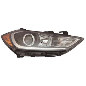 Hyundai Head Headlight Passenger Side Usa Built W/ Daytime Running Light In Bumper Sedan 2017-2018