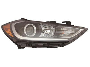 Hyundai Elantra Headlight Passenger Side Usa Built W/ Daytime Running Light In Bumper Sedan 2017-2018