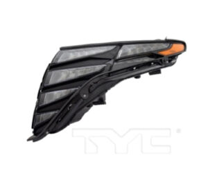 Hyundai Tucson Led Daytime Running Light Driver Side Korea Built Black Trim 2022-2024 Capa (Oe 92207-N9160)