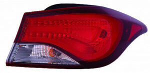Hyundai Elantra Tail Light Driver Side Without Led Us Built Sedan 2014-2016 Capa