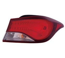 Hyundai Elantra Tail Light Passenger Side Korea Built Without Led Sedan 2014-2016/Coupe 2014