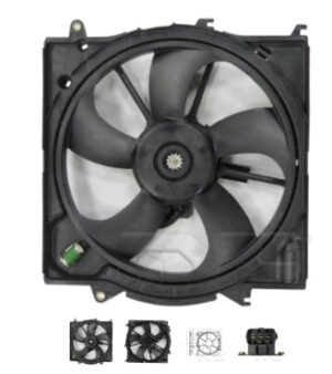 Hyundai Sonata Dual Rad/Cnd Fan Assy 1.6L/2.0L 2015-2017 (Oe 25380-C2100)