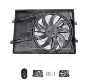 Hyundai Santa Dual Rad/Cnd Fan W/ Brushless Motor 2.5L L4 2021-2023 (Oe 25380-S1400)