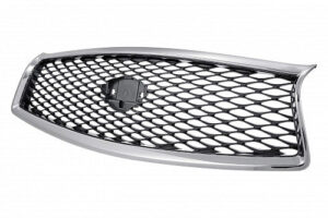 Infiniti Q50 Mirror Front Grille Mesh/Chrome Molding Without Camera Q50_Sedan 2014-2017