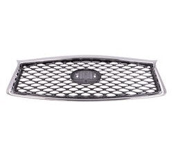 Infiniti Q50 Front Grille Ptd Dark Gray Without Illuminated Emblem & Sensors & Camera Q50_Sedan 2018-2020 Capa