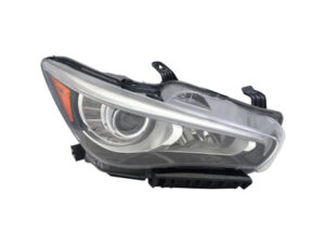 Infiniti Q50 Headlight Passenger Side Without Adaptive Q50 Sedan/Hyb 2014-2017 Capa (260104Hb0A)