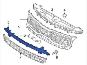 Kia Telluride Grille Textured Black 2023-2025