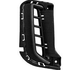 Kia Telluride Bumper Cover Front Bumper Grille Passenger Side Black/Chrome Molding 2020-2022