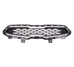 Kia Forte Front Grille Mat-Black/Gray-Moldings For Fe/Lxs 2019-2021