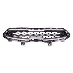 Kia Forte Front Grille Mat-Black/Gray-Moldings For Fe/Lxs 2019-2021