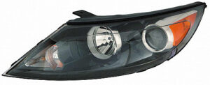 Kia Sportage Headlight Halogen Headlight Driver Side Without Led Accents 2011-2012