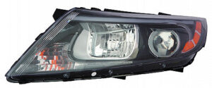Kia Optima Headlight Halogen Headlight Driver Side Without Led For Ex/Lx Usa Built Black Bezel 2014-2015
