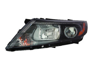 Kia Optima Headlight Halogen Headlight Driver Side Us Built W/ Led Daytime Running Light Black 2014-2015