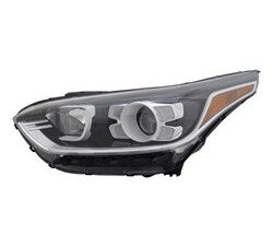 Kia Forte Headlight Halogen Headlight Driver Side W/ Led Daytime Running Light For S/Ex/Gt-Line 2019-2021